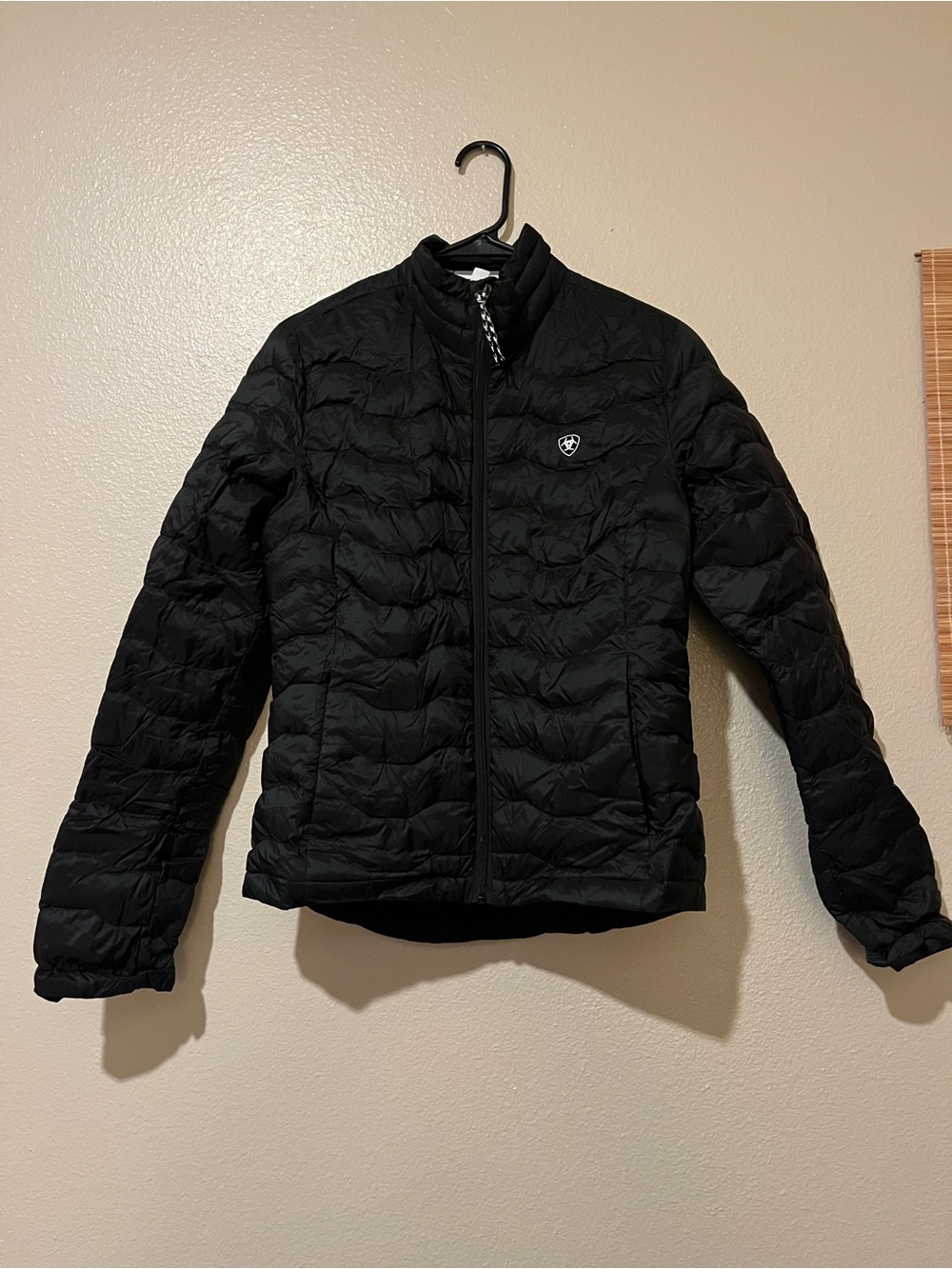 Black Quilted Jacket - Lightweight Insulated Coat